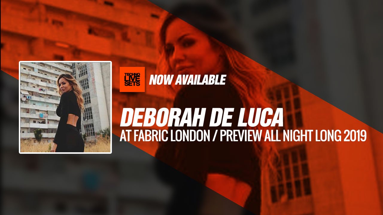 Techno music DJ Mix / Set by At FABRIC London / preview all night long 2019  by Deborah De Luca on Technols